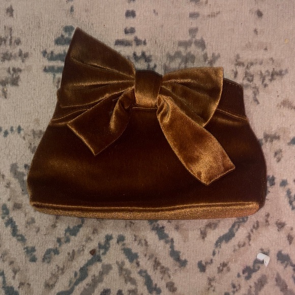 House of Harlow 1960 Handbags - House of Harlow 1960 Brown Velvet Clutch